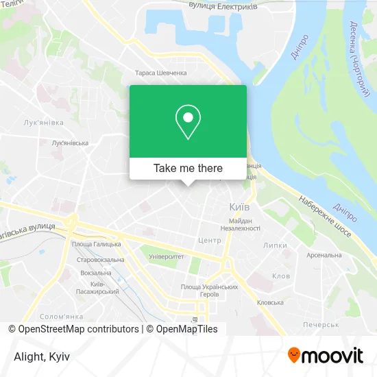 Alight map