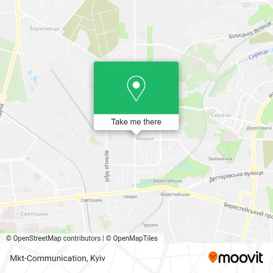 Mkt-Communication map