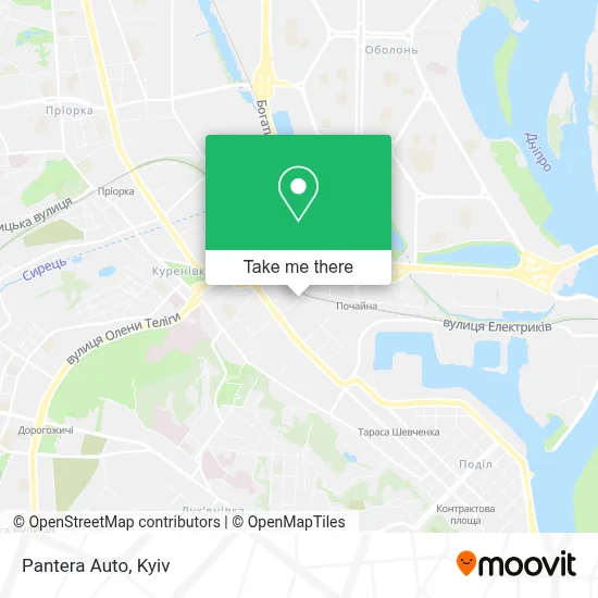 Pantera Auto map