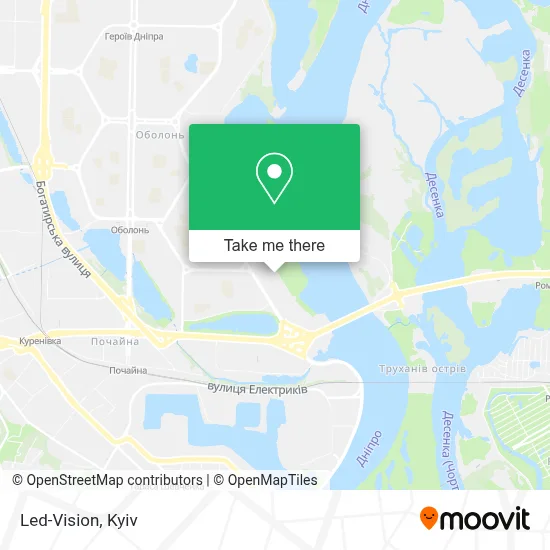 Led-Vision map