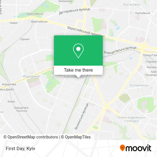 First Day map