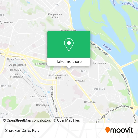 Snacker Cafe map