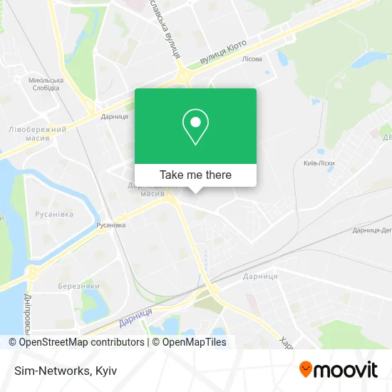Sim-Networks map