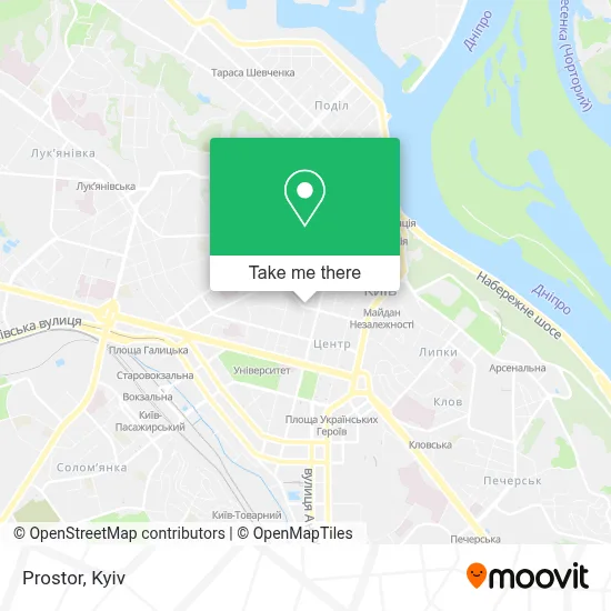 Prostor map