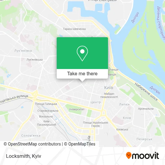 Locksmith map