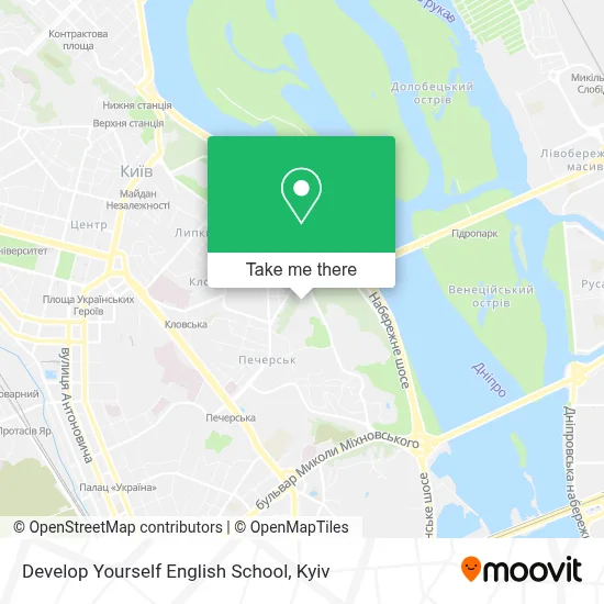 Develop Yourself English School map