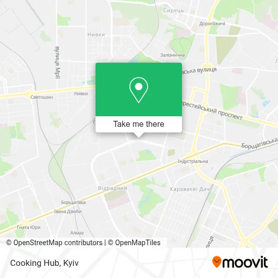 Cooking Hub map