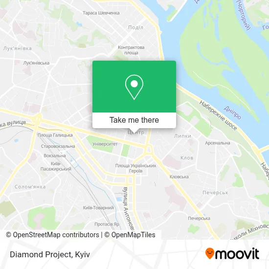 Diamond Project map
