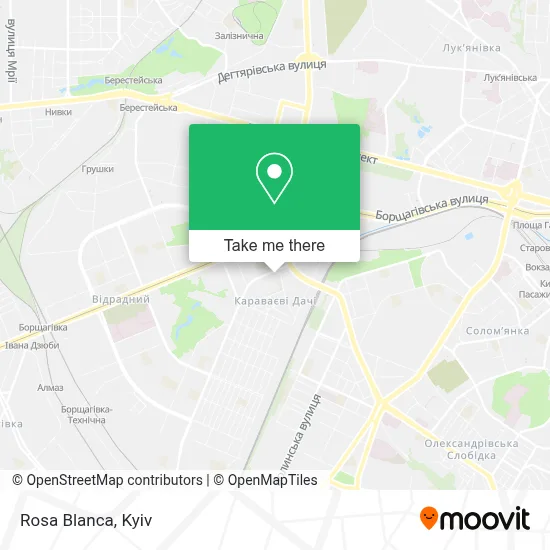 Rosa Blanca map