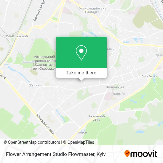 Flower Arrangement Studio Flowmaster map