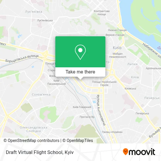 Draft Virtual Flight School map