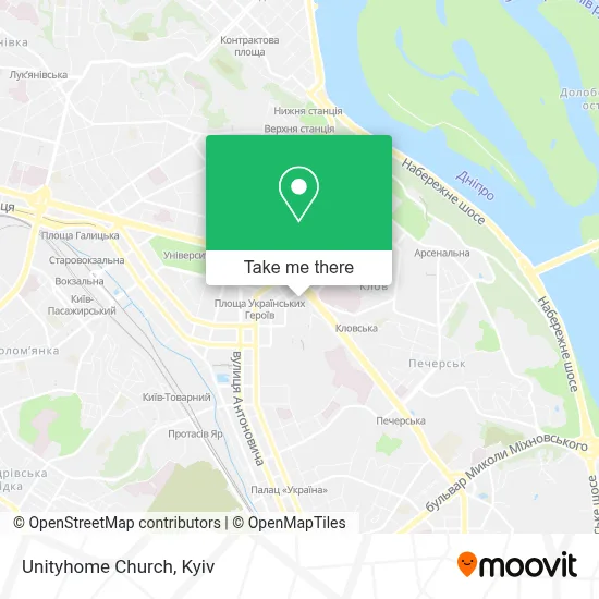 Unityhome Church map