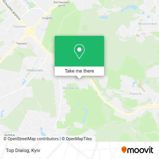 Top Dialog map