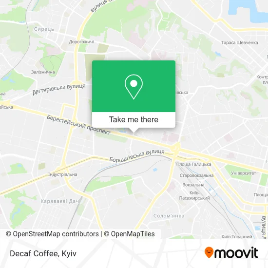 Decaf Coffee map
