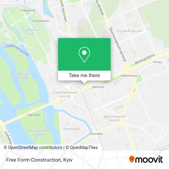 Free Form Construction map