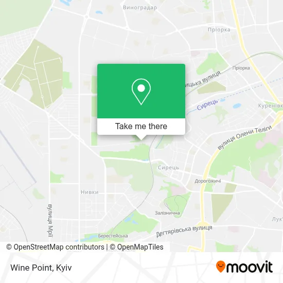 Wine Point map