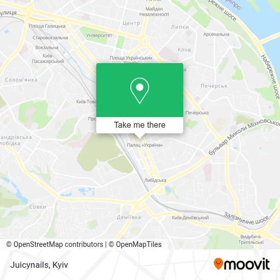 Juicynails map