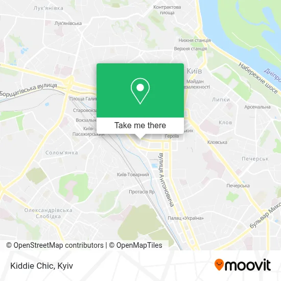 Kiddie Chic map