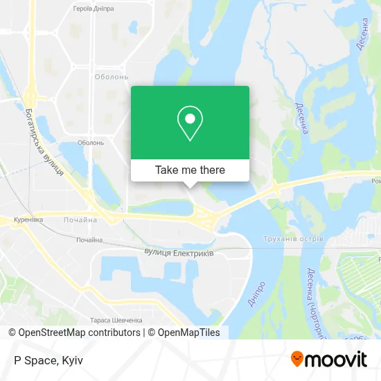 P Space map