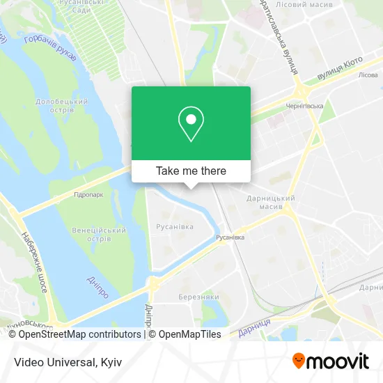 Video Universal map