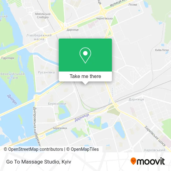 Go To Massage Studio map