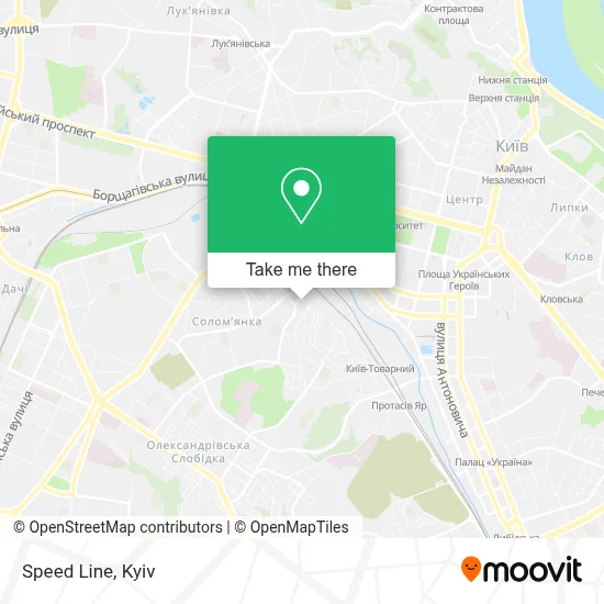 Speed Line map