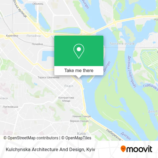 Kulchynska Architecture And Design map