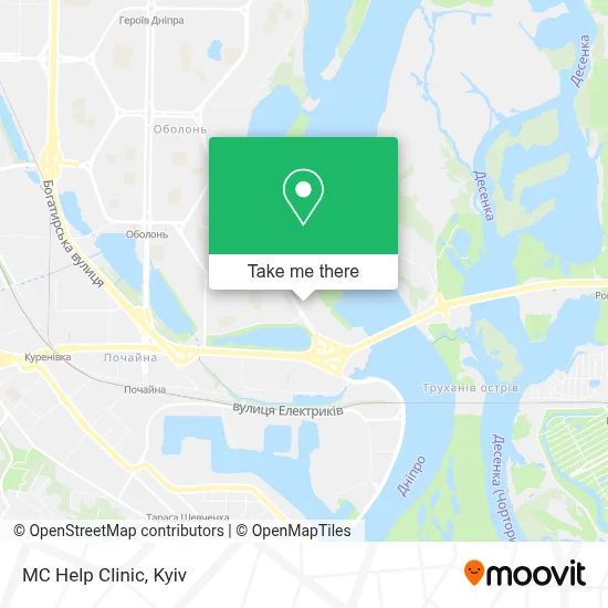 MC Help Clinic map