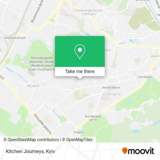 Kitchen Journeys map
