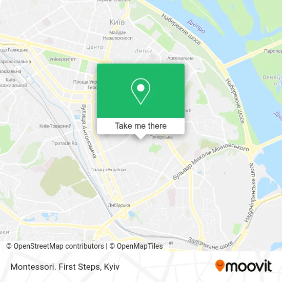 Montessori. First Steps map
