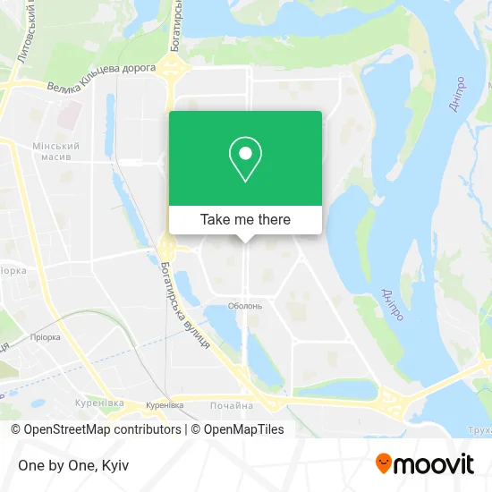 One by One map