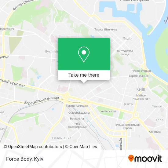 Force Body map