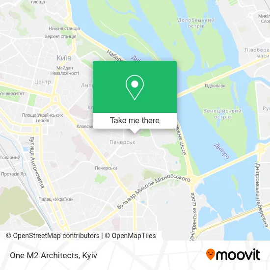One M2 Architects map