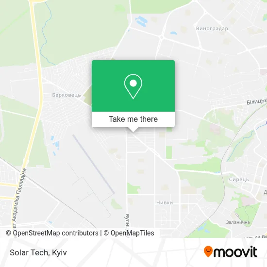 Solar Tech map