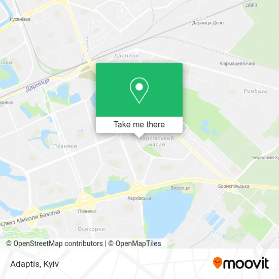 Adaptis map