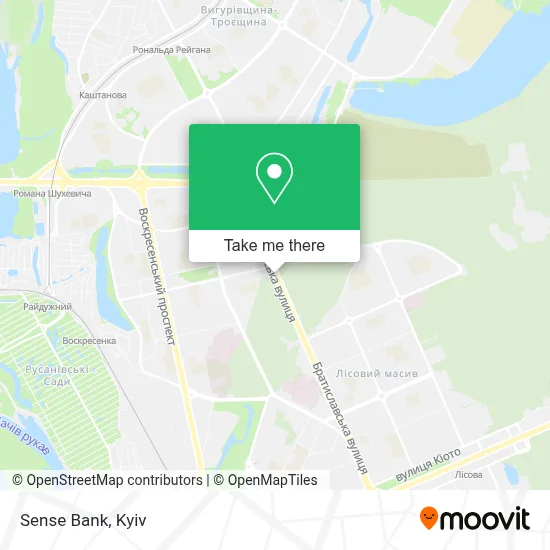 Sense Bank map