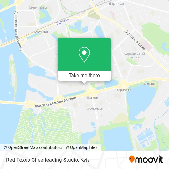 Red Foxes Cheerleading Studio map