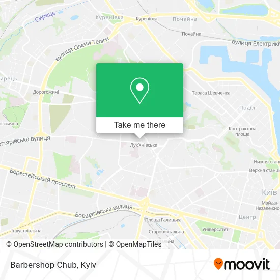 Barbershop Chub map