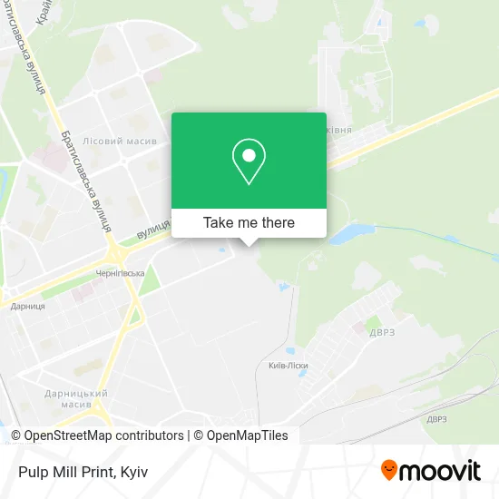 Pulp Mill Print map