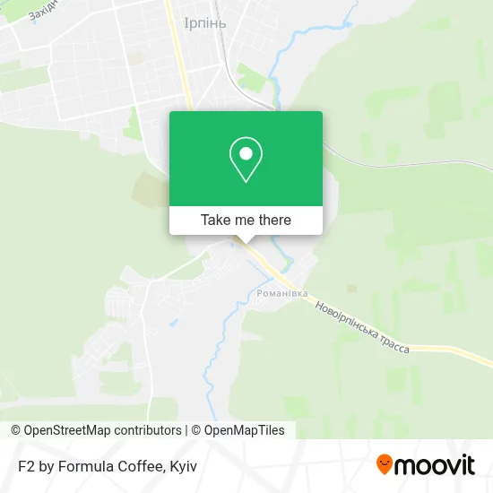 F2 by Formula Coffee map