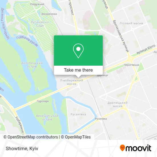 Showtime map