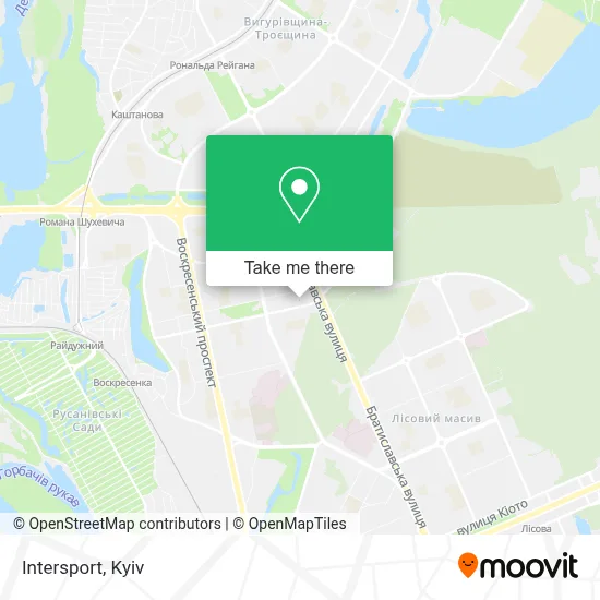 Intersport map