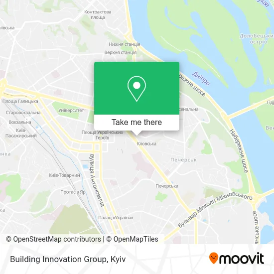 Building Innovation Group map