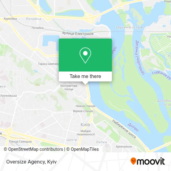 Oversize Agency map