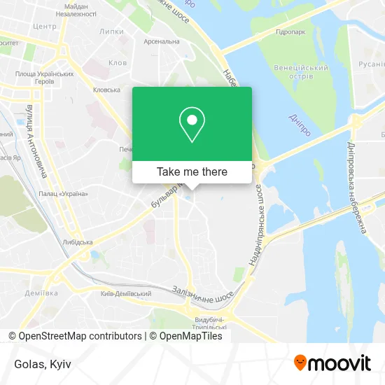 Golas map