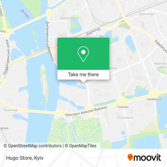 Hugo Store map