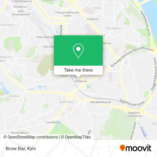 Brow Bar map