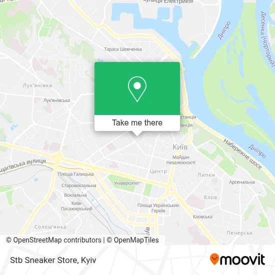 Stb Sneaker Store map