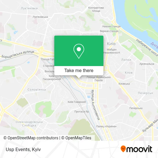 Usp Events map