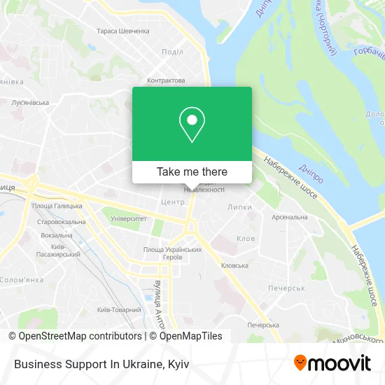 Business Support In Ukraine map